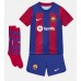 Barcelona Frenkie de Jong #21 Fußballbekleidung Heimtrikot Kinder 2023-24 Kurzarm (+ kurze hosen)